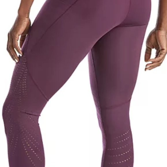 NWT Member'sMark Ladies Active Perforated Pocket Legging(Agate Purple) Var Sizes - Picture 3 of 3